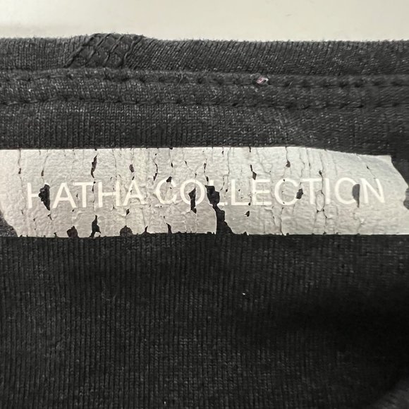 Lucy Powermax Womens Hatha Charcoal Gray Crop Capri Leggings Activewear size S - Picture 11 of 12